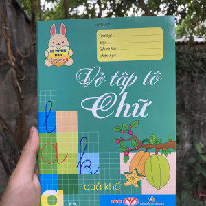 Bé tự tin vào lớp 1 - Vở tập tô chữ